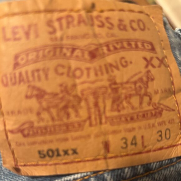Vintage USA Levis 501 🔥 32/27 - Picture 6 of 9